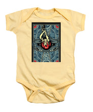 Rubino Steampunk Rise - Baby Onesie Baby Onesie Pixels Soft Yellow Small 