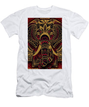 Rubino Zen Elephant Red - Men's T-Shirt (Athletic Fit) Men's T-Shirt (Athletic Fit) Pixels White Small 