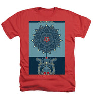 Rubino Zen Flower - Heathers T-Shirt Heathers T-Shirt Pixels Red Small 