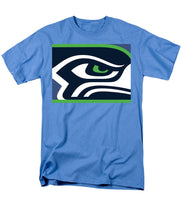 Seattle Seahawks - Men's T-Shirt  (Regular Fit) Men's T-Shirt (Regular Fit) Pixels Carolina Blue Small 