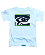 Seattle Seahawks - Toddler T-Shirt Toddler T-Shirt Pixels Light Blue Small 
