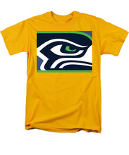 Seattle Seahawks - Men's T-Shirt  (Regular Fit) Men's T-Shirt (Regular Fit) Pixels Gold Small 