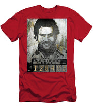 Silver Pablo Escobar Mug Shot 1991 - Men's T-Shirt (Athletic Fit)