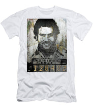 Silver Pablo Escobar Mug Shot 1991 - Men's T-Shirt (Athletic Fit)