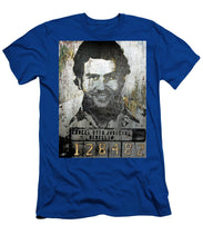 Silver Pablo Escobar Mug Shot 1991 - Men's T-Shirt (Athletic Fit)