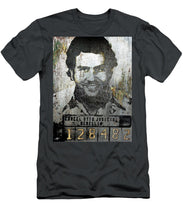 Silver Pablo Escobar Mug Shot 1991 - Men's T-Shirt (Athletic Fit)