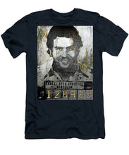 Silver Pablo Escobar Mug Shot 1991 - Men's T-Shirt (Athletic Fit)