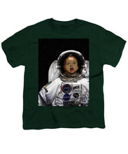 Space Baby - Youth T-Shirt Youth T-Shirt Pixels Hunter Green Small 