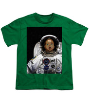 Space Baby - Youth T-Shirt Youth T-Shirt Pixels Kelly Green Small 