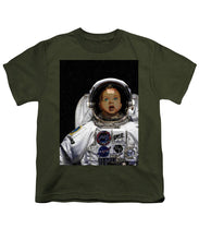 Space Baby - Youth T-Shirt Youth T-Shirt Pixels Military Green Small 