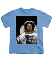 Space Baby - Youth T-Shirt Youth T-Shirt Pixels Carolina Blue Small 