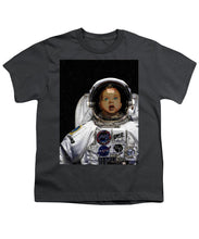 Space Baby - Youth T-Shirt Youth T-Shirt Pixels Charcoal Small 