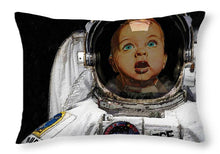 Space Baby - Throw Pillow Throw Pillow Pixels 20" x 14" No 