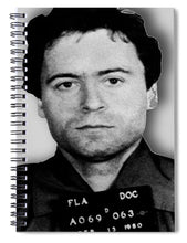 Ted Bundy Mug Shot 1980 Vertical  - Spiral Notebook