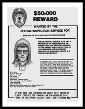 Unabomber Ted Kaczynski Wanted Poster 1 - Framed Print