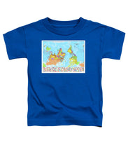 Upside Down Map Perspective - Toddler T-Shirt