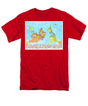 Upside Down Map Perspective - Men's T-Shirt  (Regular Fit)