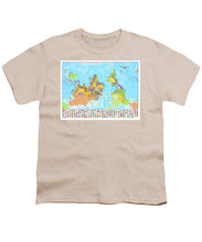 Upside Down Map Perspective - Youth T-Shirt