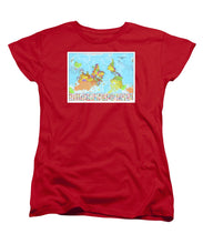 Upside Down Map Perspective - Women's T-Shirt (Standard Fit)