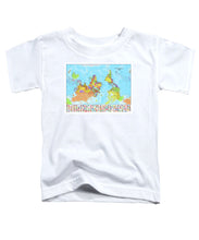 Upside Down Map Perspective - Toddler T-Shirt