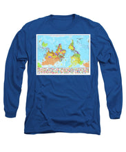 Upside Down Map Perspective - Long Sleeve T-Shirt