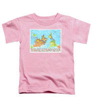 Upside Down Map Perspective - Toddler T-Shirt