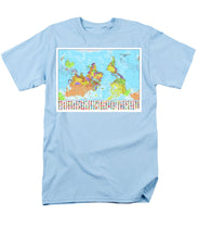 Upside Down Map Perspective - Men's T-Shirt  (Regular Fit)