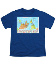 Upside Down Map Perspective - Youth T-Shirt