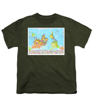 Upside Down Map Perspective - Youth T-Shirt