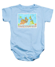 Upside Down Map Perspective - Baby Onesie