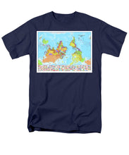 Upside Down Map Perspective - Men's T-Shirt  (Regular Fit)