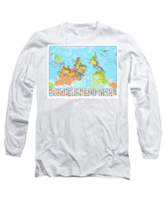 Upside Down Map Perspective - Long Sleeve T-Shirt