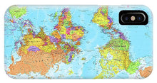 Upside Down Map Perspective - Phone Case