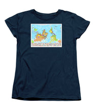 Upside Down Map Perspective - Women's T-Shirt (Standard Fit)