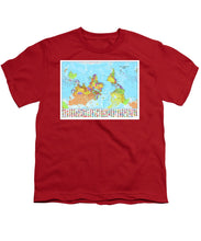 Upside Down Map Perspective - Youth T-Shirt