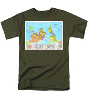 Upside Down Map Perspective - Men's T-Shirt  (Regular Fit)