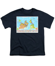 Upside Down Map Perspective - Youth T-Shirt