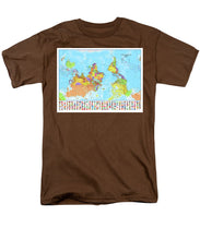 Upside Down Map Perspective - Men's T-Shirt  (Regular Fit)