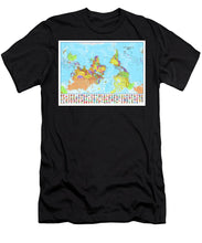 Upside Down Map Perspective - Men's T-Shirt (Athletic Fit)