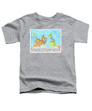 Upside Down Map Perspective - Toddler T-Shirt