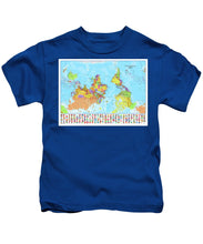 Upside Down Map Perspective - Kids T-Shirt