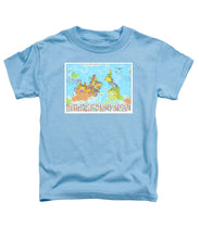 Upside Down Map Perspective - Toddler T-Shirt