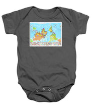 Upside Down Map Perspective - Baby Onesie