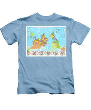 Upside Down Map Perspective - Kids T-Shirt