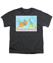 Upside Down Map Perspective - Youth T-Shirt