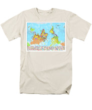 Upside Down Map Perspective - Men's T-Shirt  (Regular Fit)