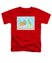 Upside Down Map Perspective - Toddler T-Shirt