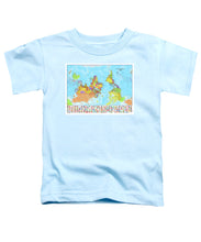 Upside Down Map Perspective - Toddler T-Shirt