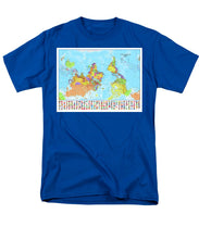 Upside Down Map Perspective - Men's T-Shirt  (Regular Fit)