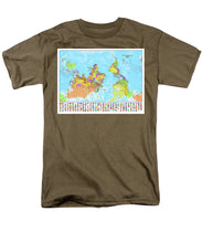 Upside Down Map Perspective - Men's T-Shirt  (Regular Fit)